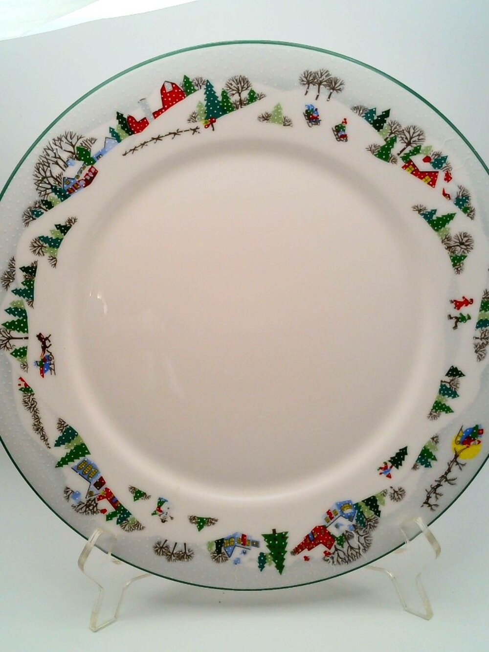 Vintage Sleighride Dinner Plate by Lennox Bone China